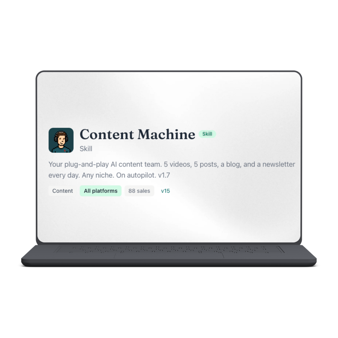 Claw Mart - Content Machine